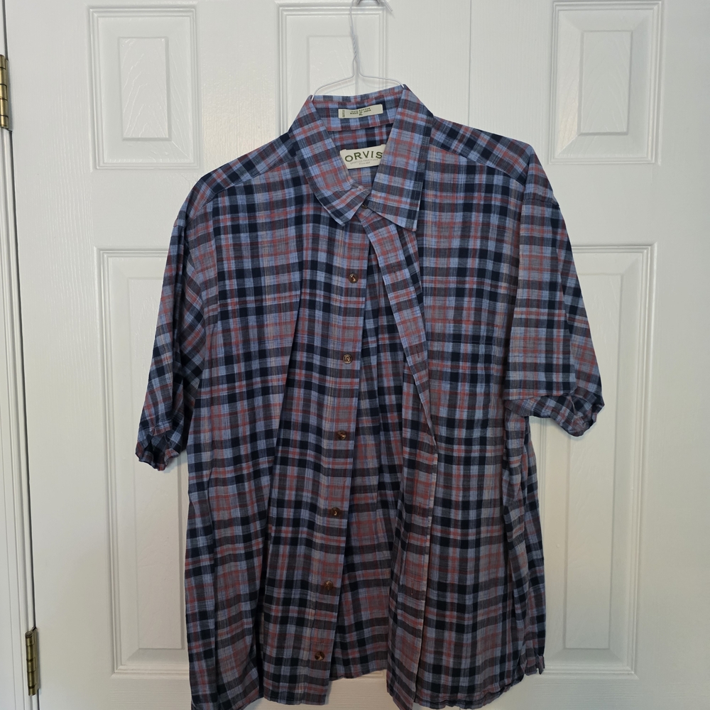 Orvis Plaid Button-Up Shirt